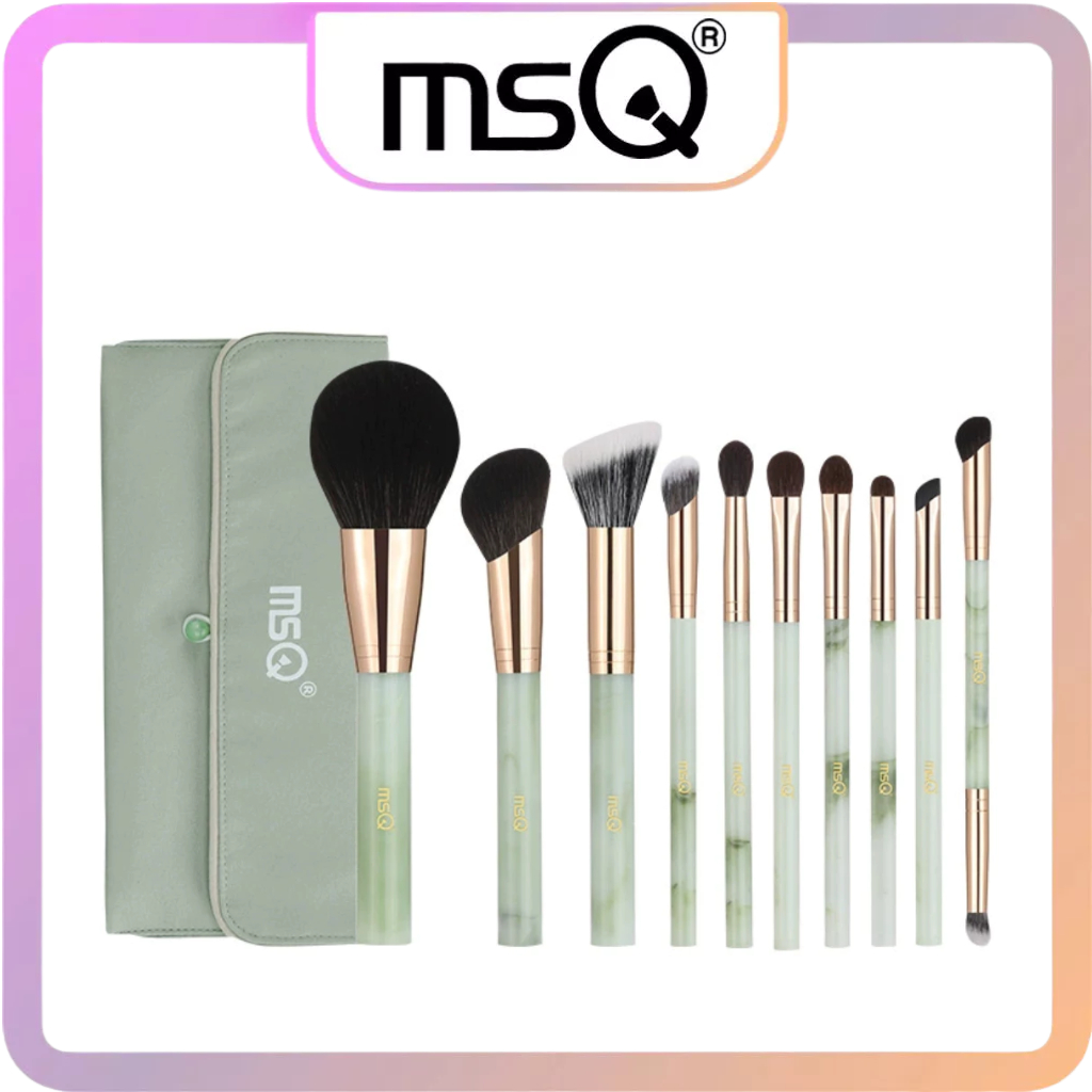 (HÀNG CHÍNH HÃNG) Bộ cọ mắt 12 cây MSQ 10 cây Plantain