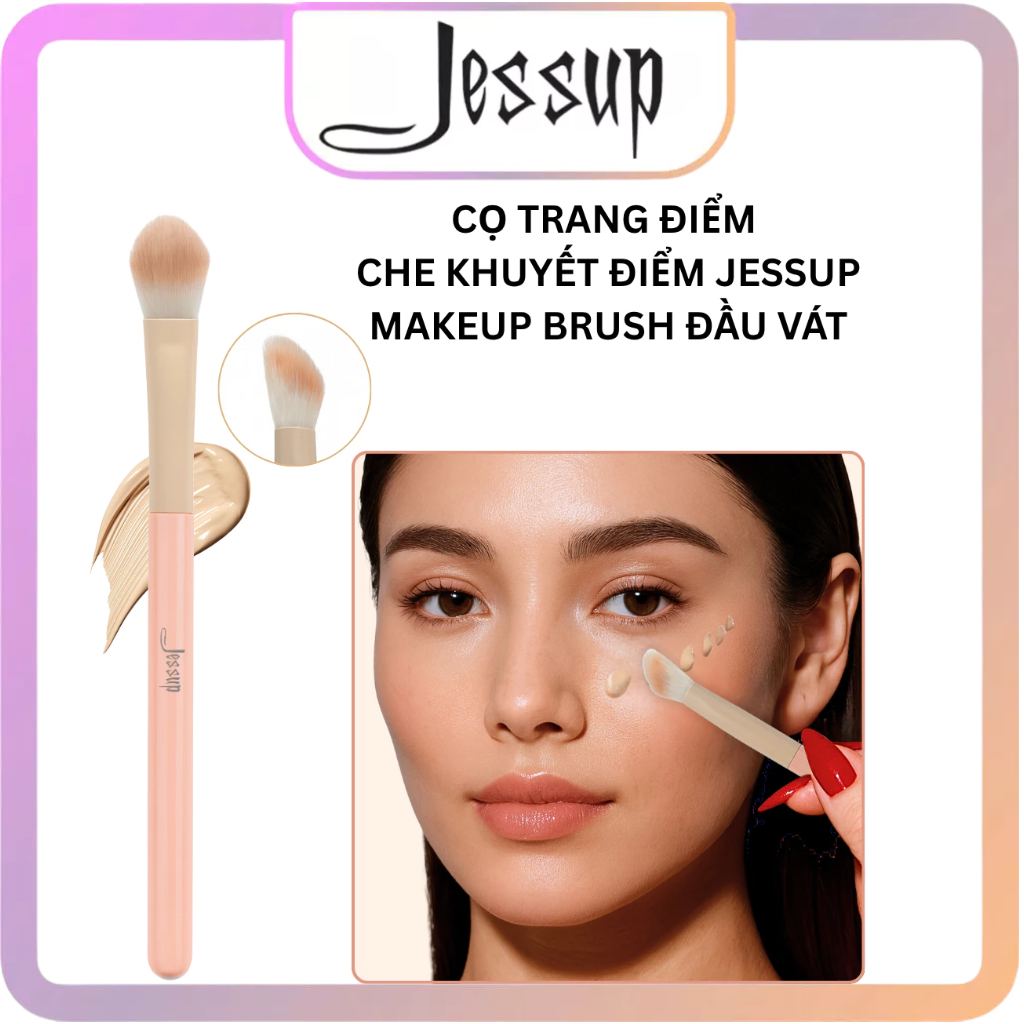 Cọ Trang Điểm Che Khuyết Điểm Đầu Vát Jessup Flat Tip Concealer Brush