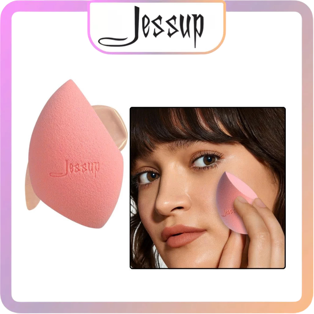 Mút trang điểm tán nền/má hồng/tạo khối vát xéo Jessup Miracle Foundation Concealer J06 vát 2 bên