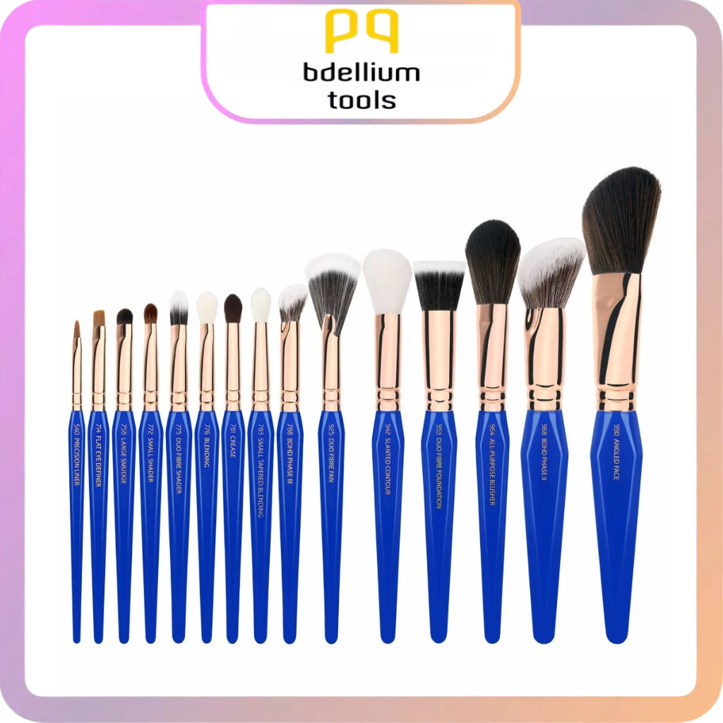 Bộ Cọ Cao Cấp BDELLIUM TOOLS Golden Triangle Phase III Complete 15pc Up Pouch