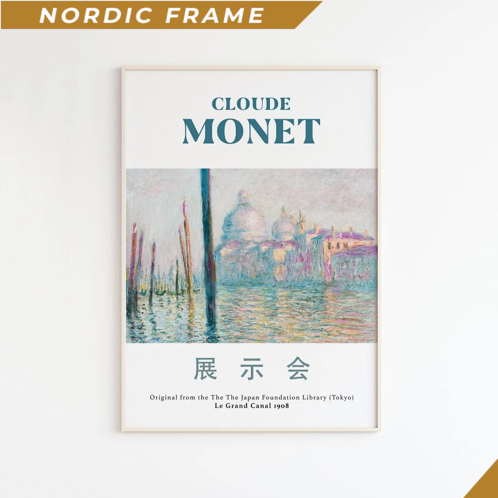Tranh treo tường, Claude Monet Art Print , Berggruen Cie, Monet Poster, Colorful Print, Claude Monet
