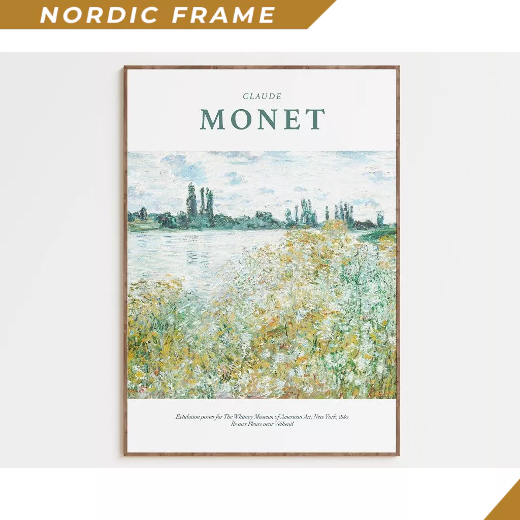 Tranh treo tường, Claude Monet Art Print, Monet Poster, Colorful Print, Claude Monet Art Exhibition 