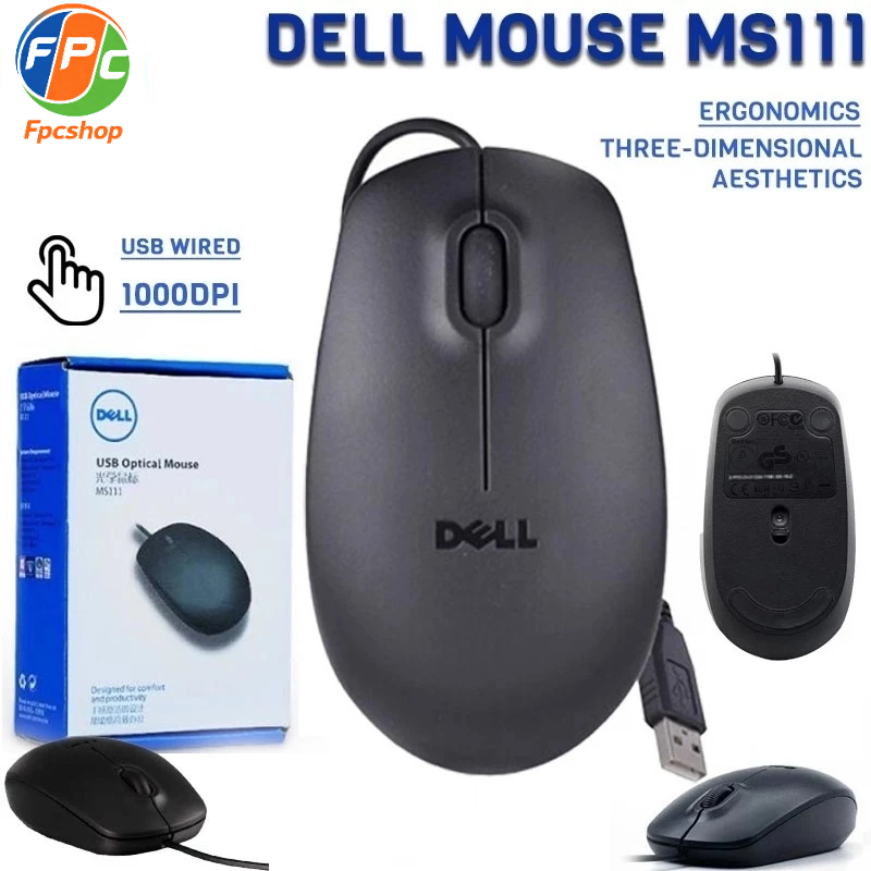 Chuột Máy Tính Có Dây Dell MS111