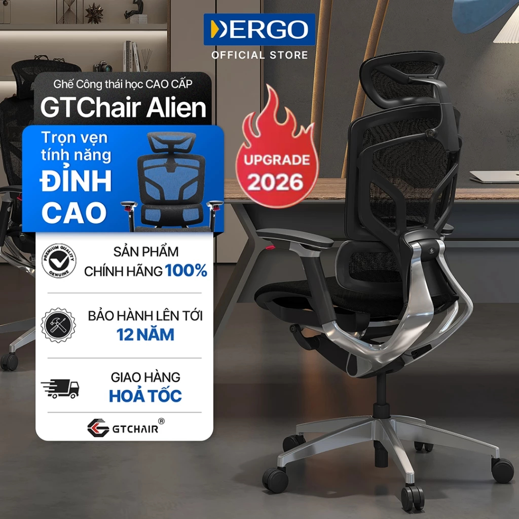 Ghế Công Thái Học Ergonomic GTChair Alien