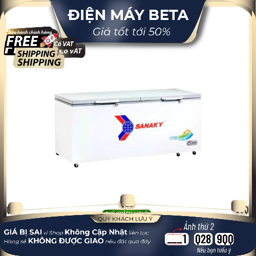 VH-8699HYK - Tủ Đông Sanaky VH-8699HYK Mặt Kính Cường Lực - Bảo Hành Chính Hãng