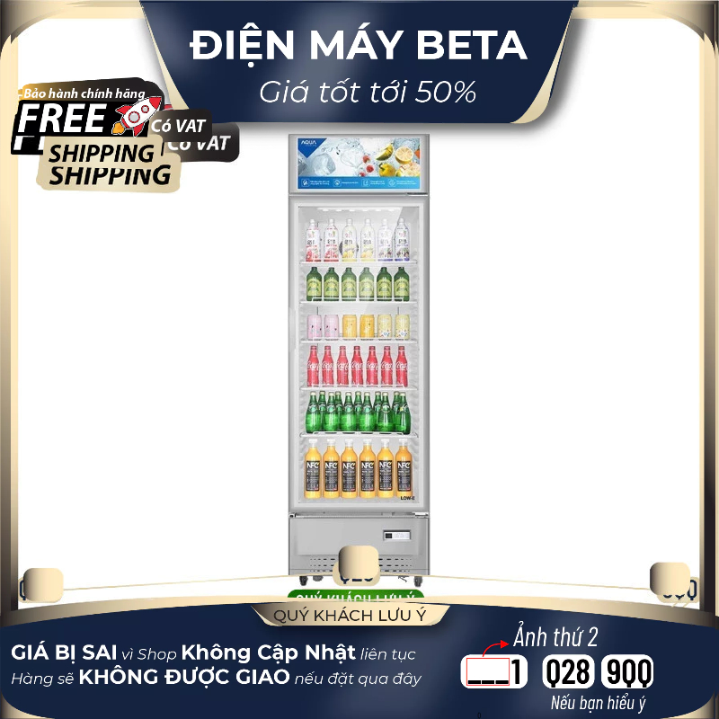 Tủ Mát Aqua 215 lít AQS-AF340S Mới 100%