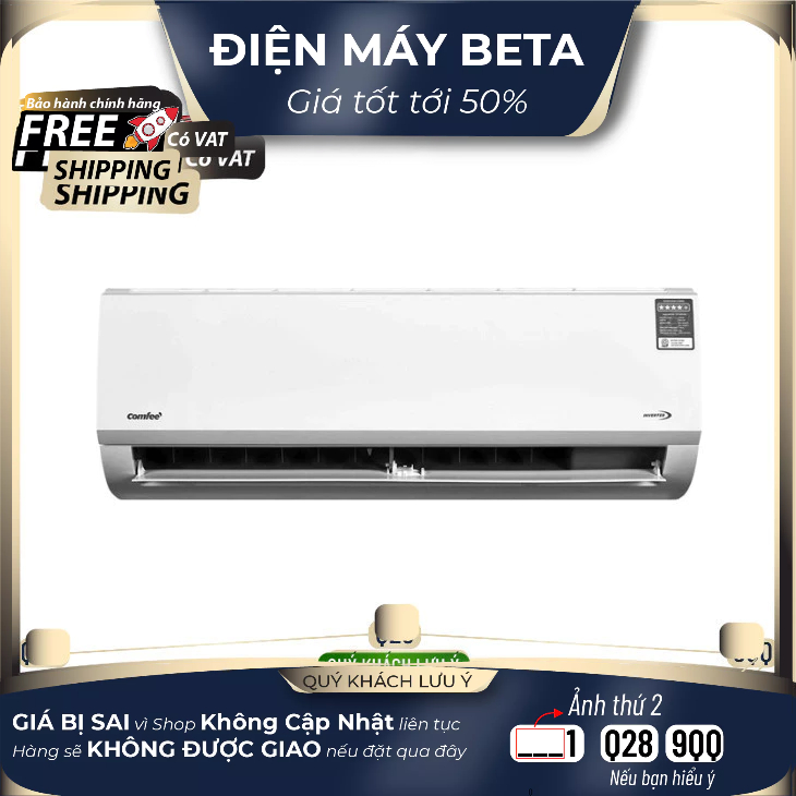 CFS-18VWGF-V 2.0 HP | CFS-28VAF-V 2.5 HP - Máy lạnh / Điều Hòa Comfee Inverter - Giao Toàn Quốc