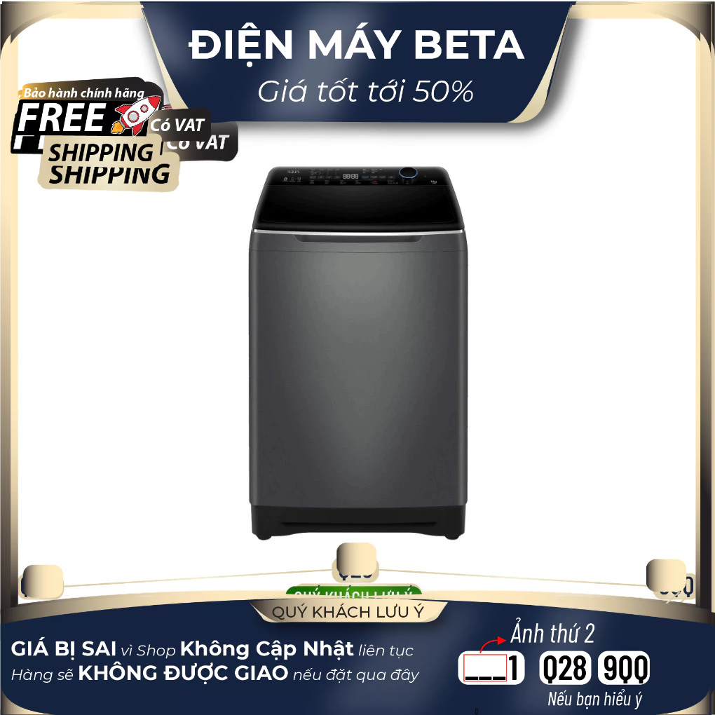 AQW-DR160UHT(PS) - Máy giặt Aqua Inverter 16 kg AQW-DR160UHT(PS) - Giao Hàng Toàn Quốc
