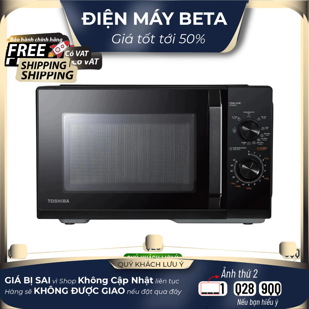 MW3-MG25PE(BK) / MW3-MM25PE(WH) - Lò Vi Sóng Toshiba 25 Lít MW3-MG25PE(BK) / MM25PE(WH)