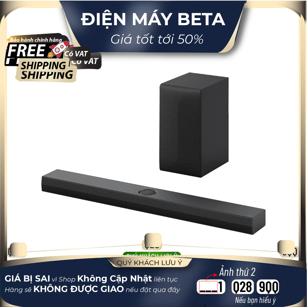 S70TY - Bộ Loa Thanh LG 400W S70TY -Bảo Hành Chính Hãng