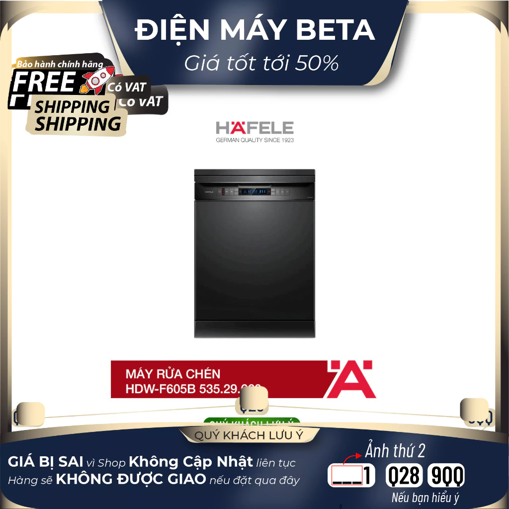 HDW-F605B Máy rửa chén HDW-F605B 535.29.660