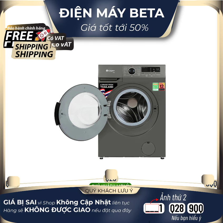Máy Giặt Casper Inverter WF-8VG1 / WF-9VG1 / WF-105VG5 - Giao Toàn Quốc