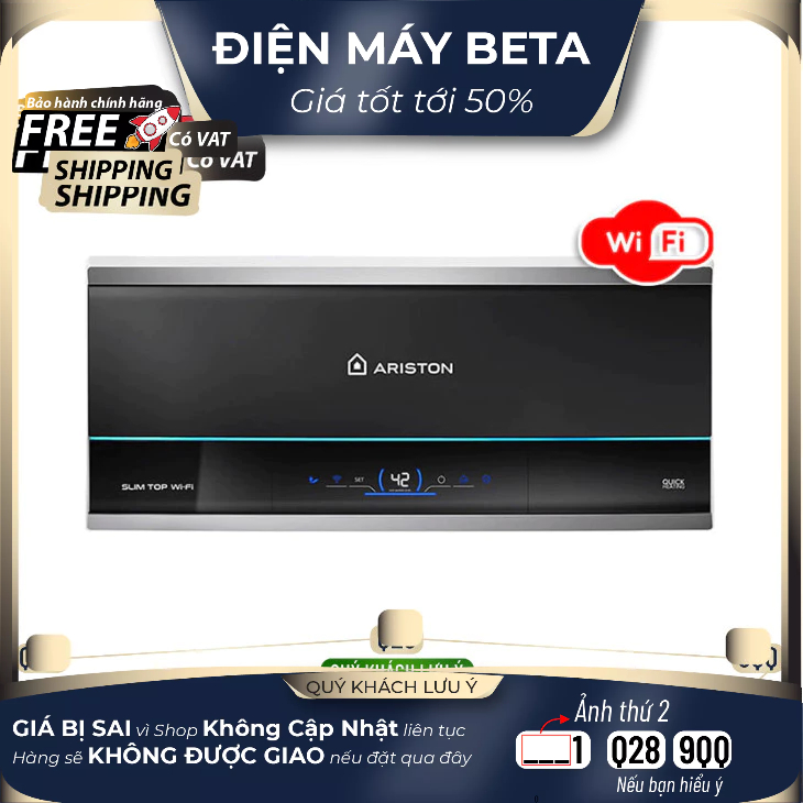 SLIM3 20 TOP WIFI VN / SLIM3 30 TOP WIFI VN / SLIM3 20 LUX VN /SLIM3 30 LUX VN Máy nước nóng Ariston