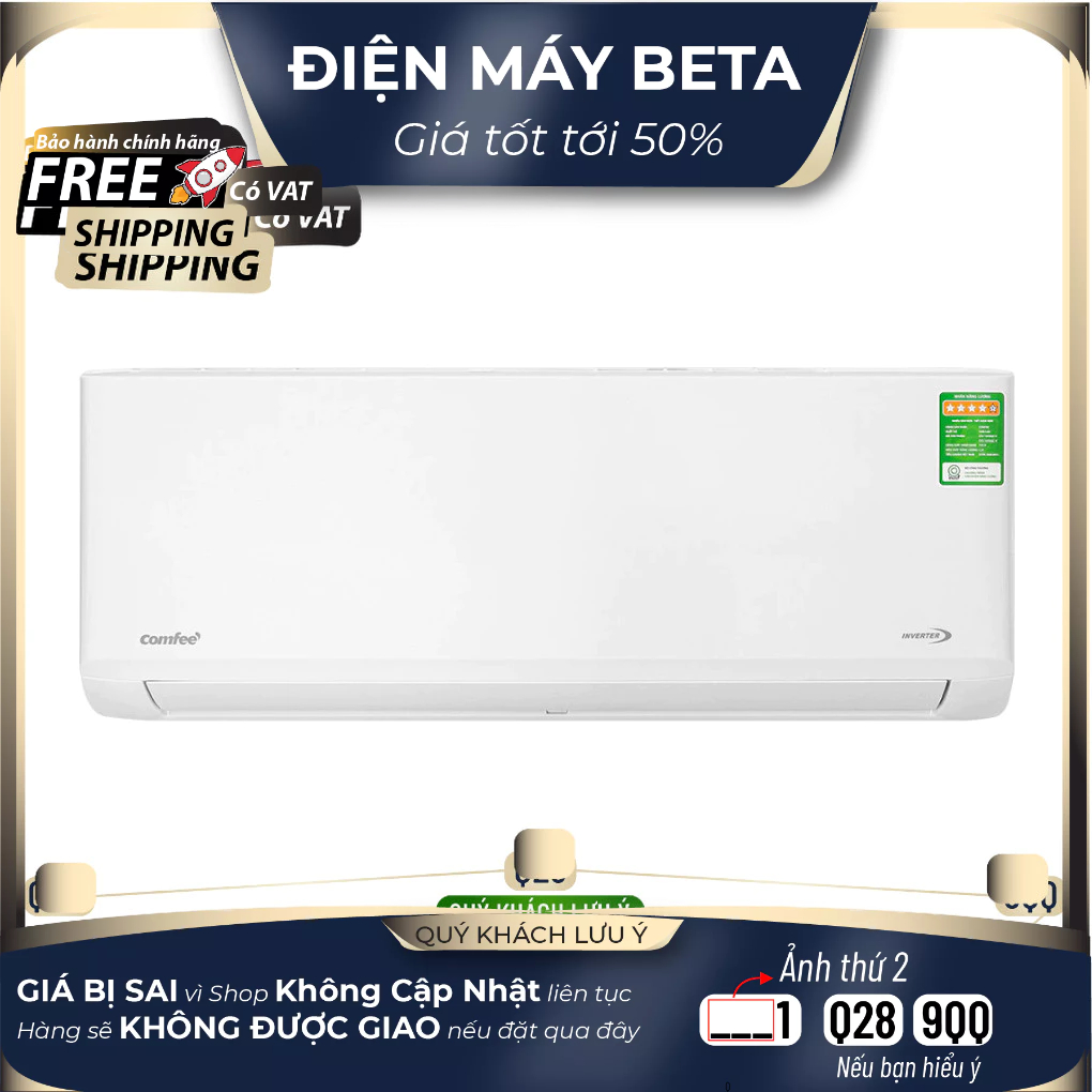 CFS-10FWFF-V / CFS-13FWFF-V / CFS-10VWGF-V - Máy Lạnh Comfee 1.0 HP CFS-10VWGF-V