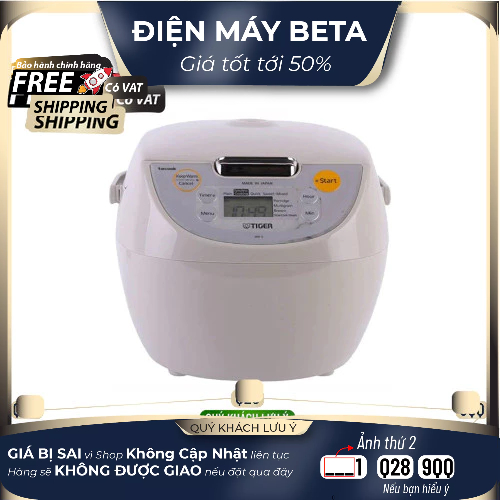 JBV-S10W / JBV-S18W - Nồi Cơm Điện Tử Tiger JBV-S10W/S18W (1.0L-1.8L) - BẢO HÀNH CHÍNH HÃNG