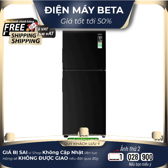 AQR-T160FA(BS) / AQR-T220FA(FB) - Tủ Lạnh Aqua 130 Lít / 189 Lít