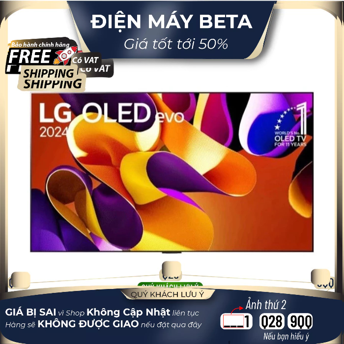 55G4PSA Smart Tivi OLED LG 4K 55 inch 55G4PSA 2024