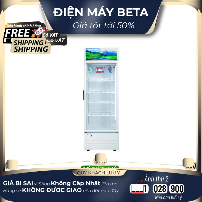 VH-3589K3 - Tủ mát Sanaky Inverter 350 lít VH-3589K3