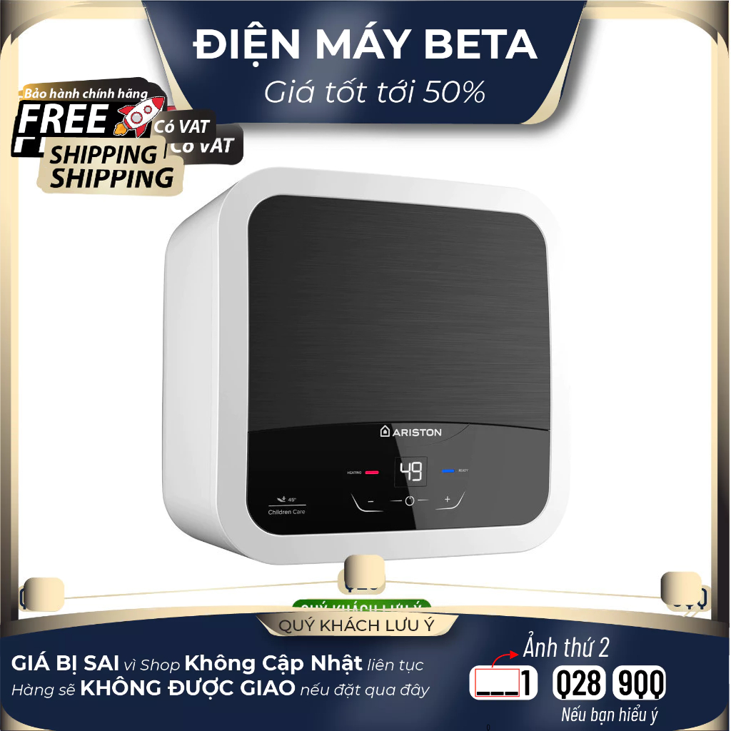 AN2 30 LUX-D AG+ -Máy Nước Nóng Gián Tiếp Ariston 30L  AN2 30 LUX-D AG+