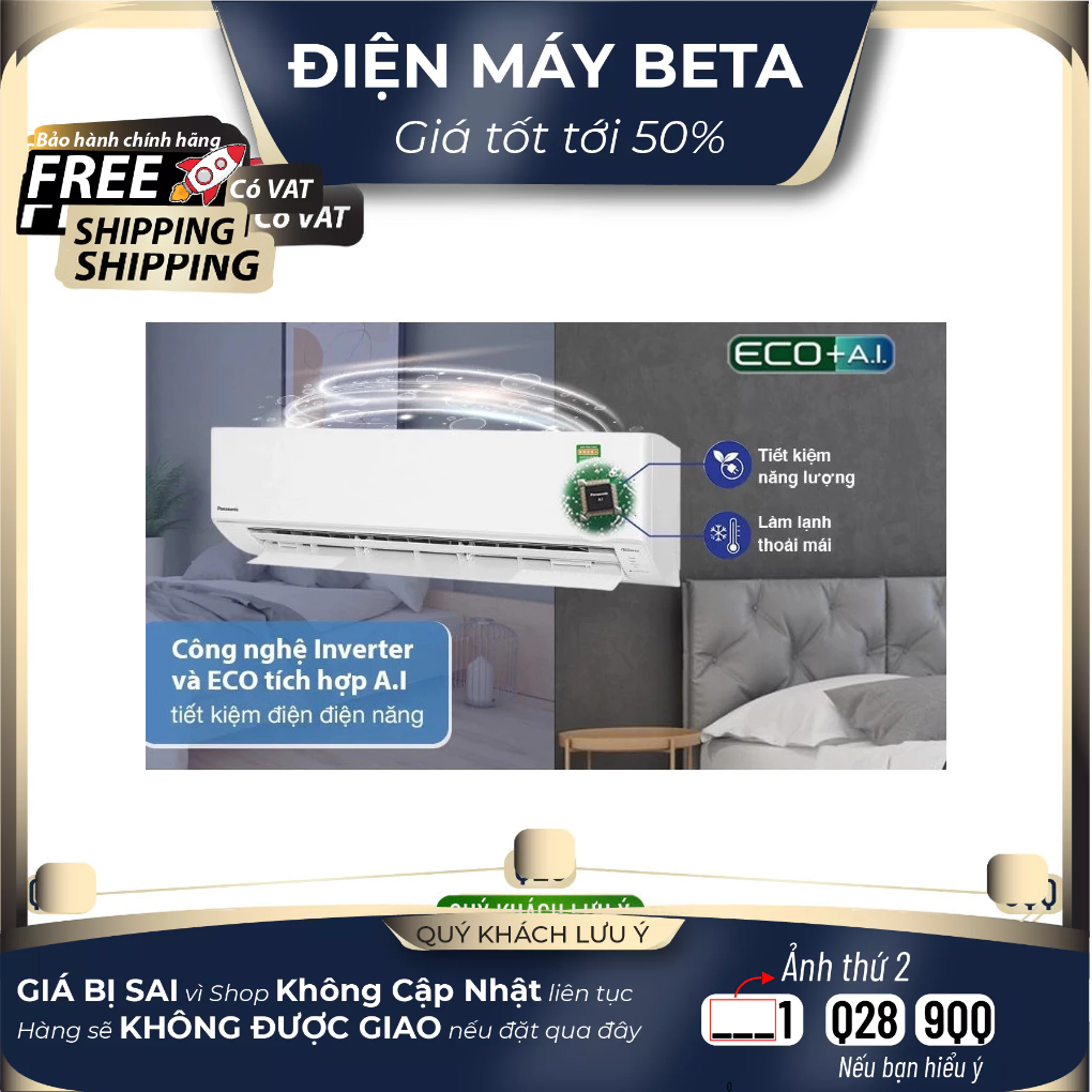 Panasonic Inverter 2.5 HP CU/CS-PU24XKH-8M