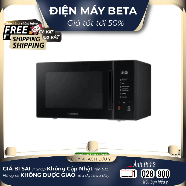 Lò vi sóng tráng men Samsung dòng nướng 30L MG30T5018CK/SV  - DMK