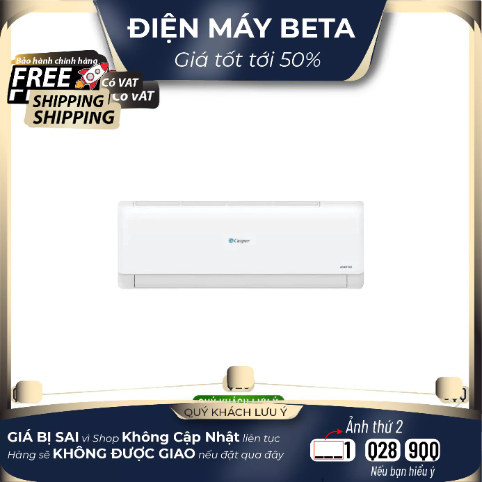 TC-24IS36 - Casper 24000 Btu 1 chiều inverter TC-24IS36