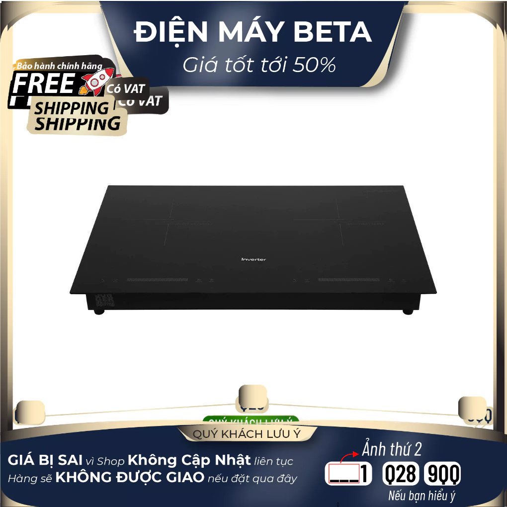 Bếp từ đôi Junger CEJ-201-II - Hàng Chính Hãng - Mới 100% Mới 100%