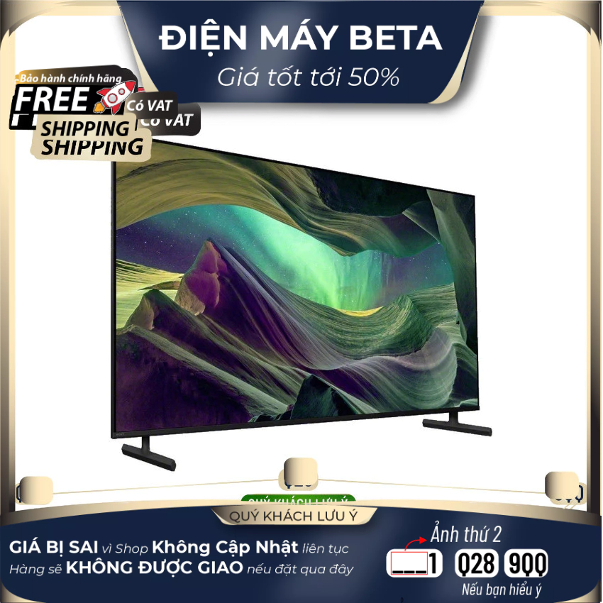 Google Tivi Sony 4K 55 inch KD-55X85L Chính Hãng  - DMK