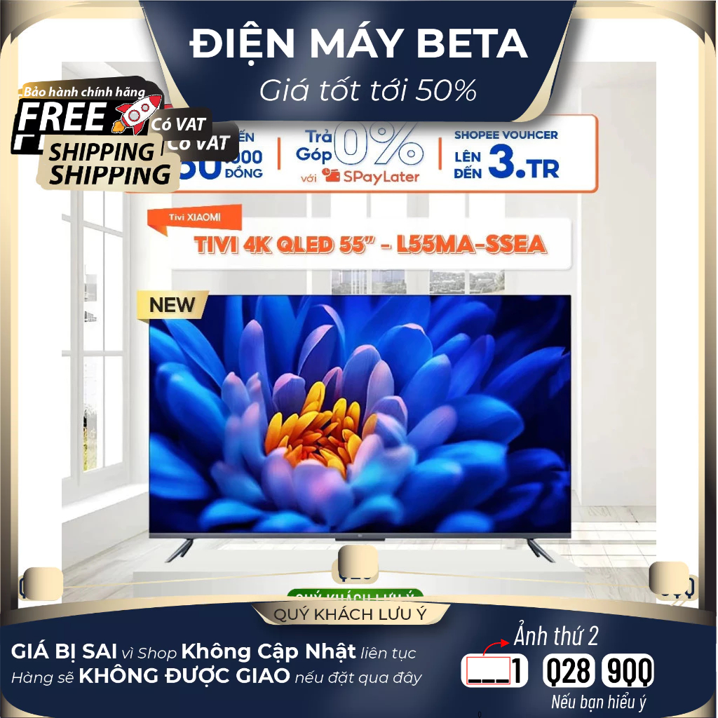 L55MA-SSEA - Tivi Xiaomi A Pro 4K QLED 55 inch Model 2025