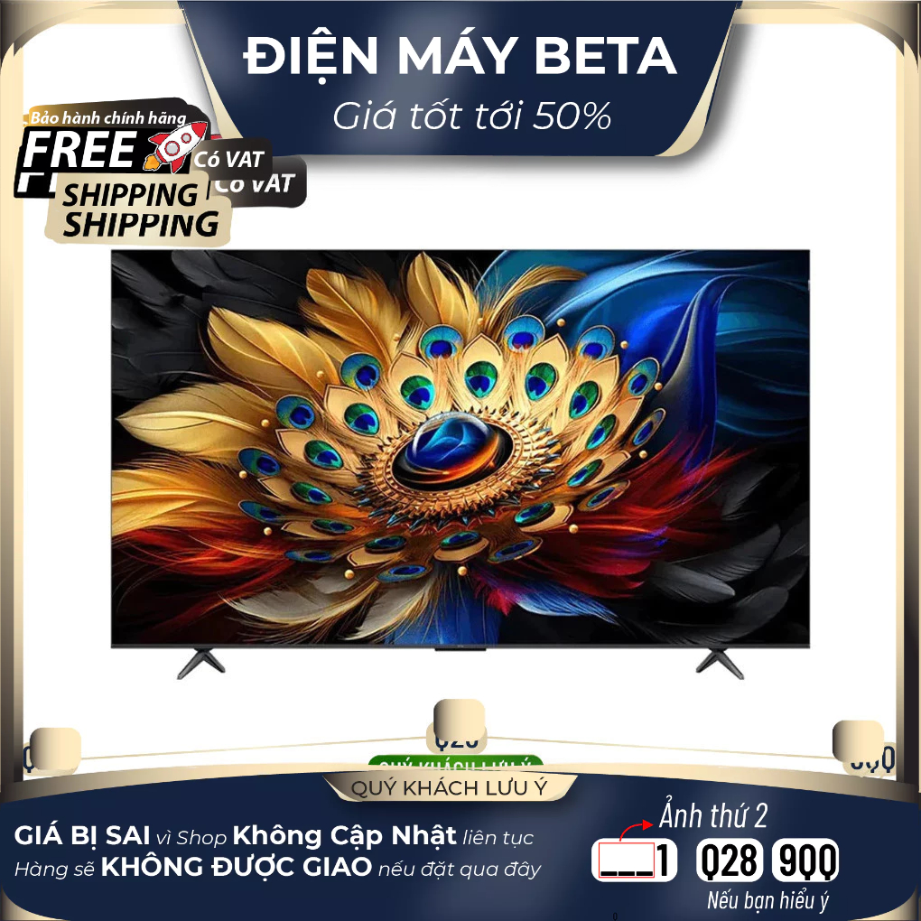 65C655 Google Tivi TCL QLED 4K 65 Inch 65C655 - Hàng chính hãng