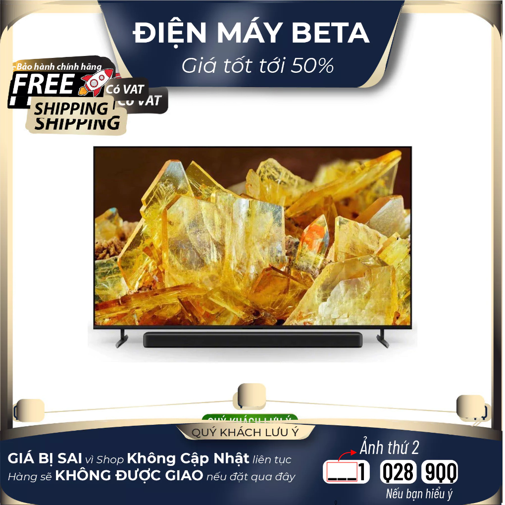 Google Tivi Sony 4K 65 inch XR-65X90L Mới 2023 - Chính hãng  - DMK