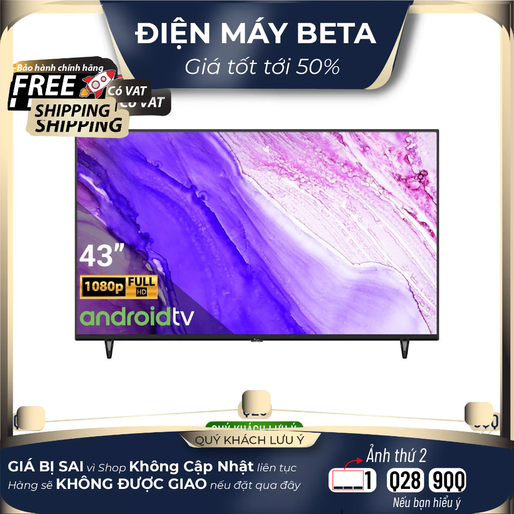 E43FAC110 / 43FGA610 - Smart Tivi Casper Full HD 43 Inch E43FAC110