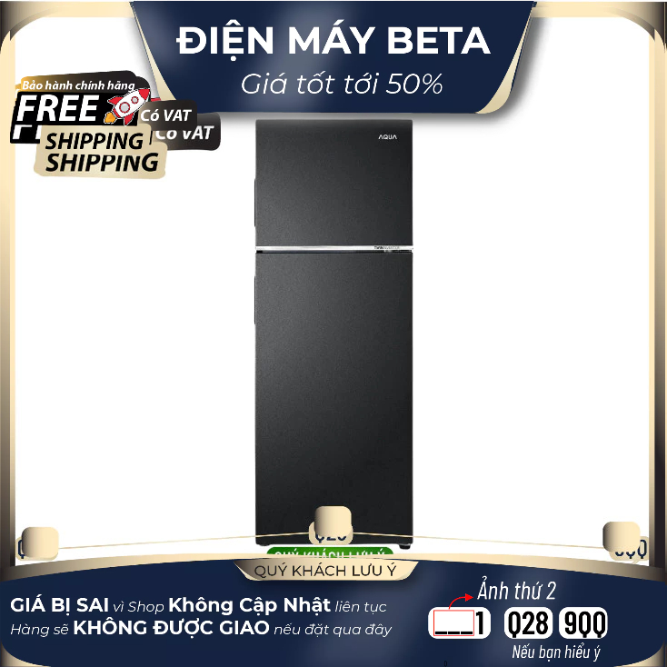 AQR-T299FA(SL) / AQR-T278FA(SC) - Tủ Lạnh Aqua Inverter 283 Lít - 228 Lít - Bảo Hành Chính Hãng