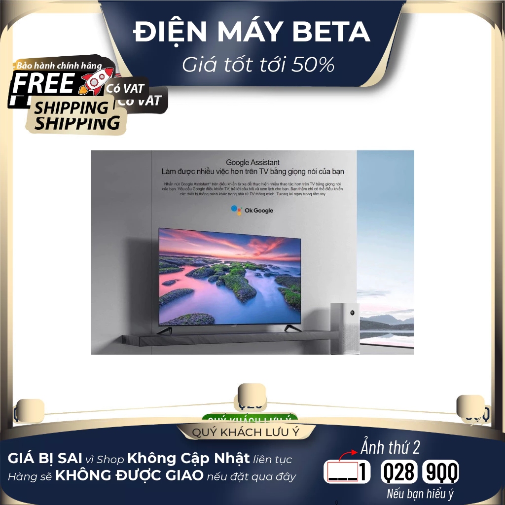 Ti vi Smart Tivi Xiaomi 4K A2 58 inch Android TV 10