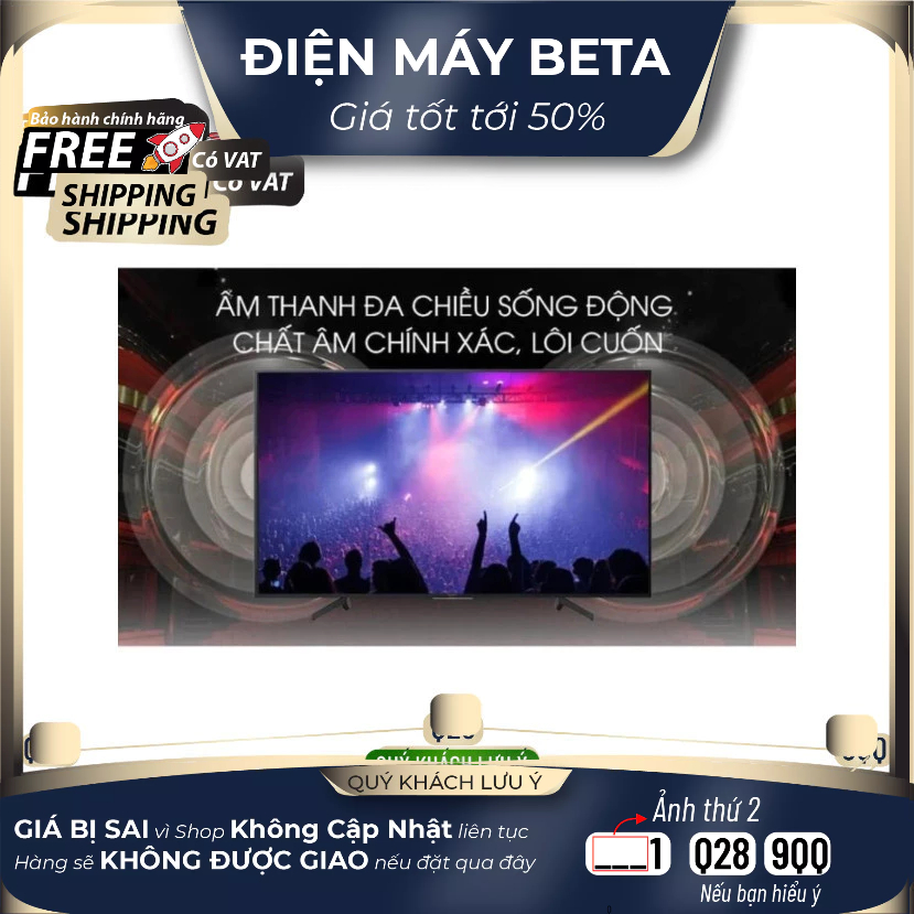 Smart Tivi Sony 55 Inch 4K UHD KD-55X86J /Chính hãng BH:24 tháng tại nhà toàn quốc/ - Mới 100% Mới 1