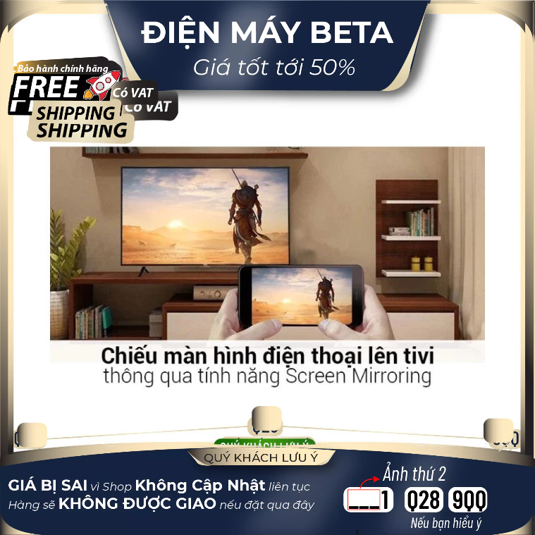 Smart Tivi TCL 32 Inch L32S62T /Chính hãng BH:24 tháng tại nhà toàn quốc/ Mới 100%