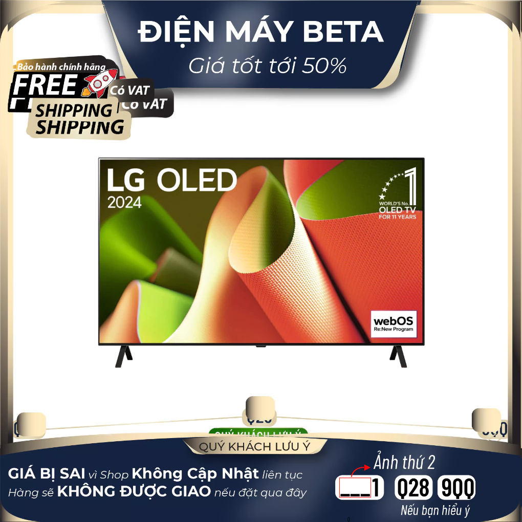 48B4PSA / 55B4PSA / 65B4PSA - Smart Tivi LG OLED B4 4K (2024)