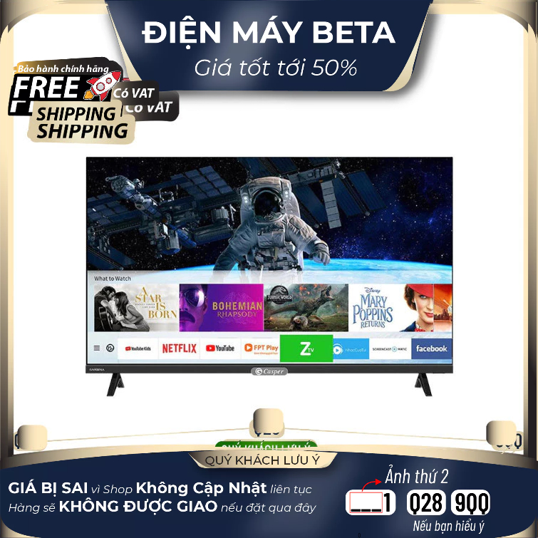 Smart Tivi Casper 43 Inch Full HD 43FX6200 DMK