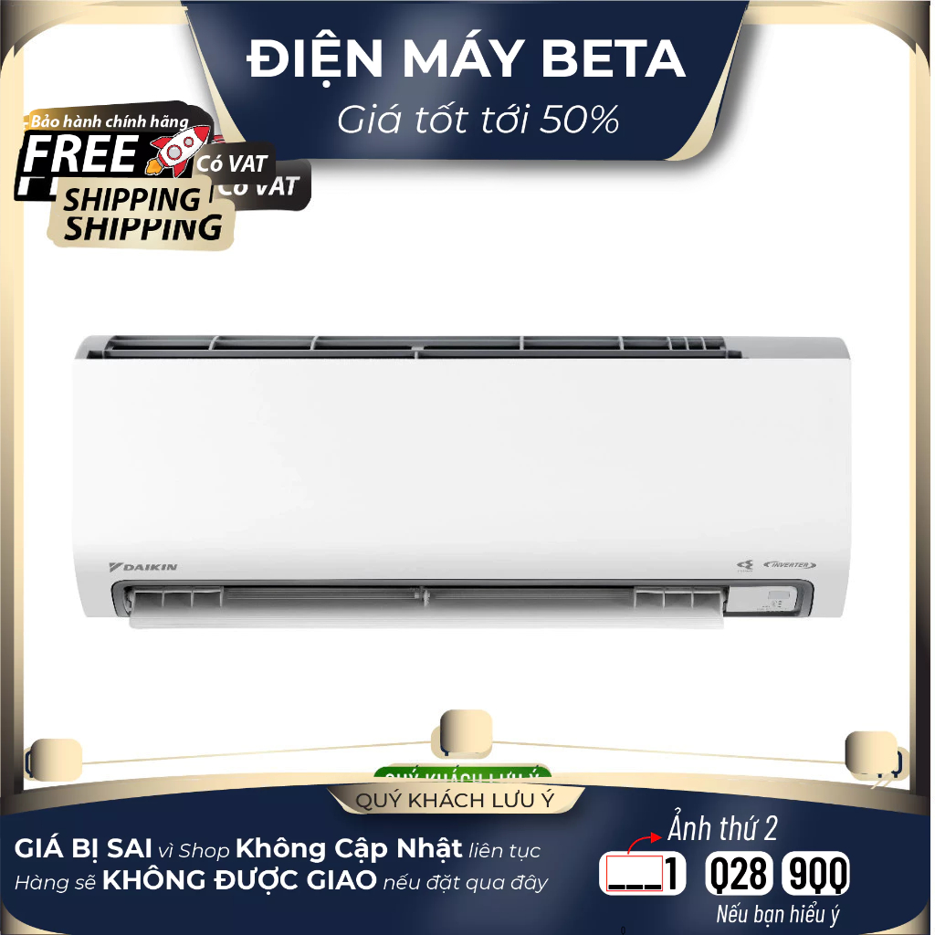 FTKF25ZVMV / FTKF35ZVMV / FTKF50ZVMV / FTKF60ZVMV / FTKF71ZVMV - Máy Lạnh DAIKIN Inverter