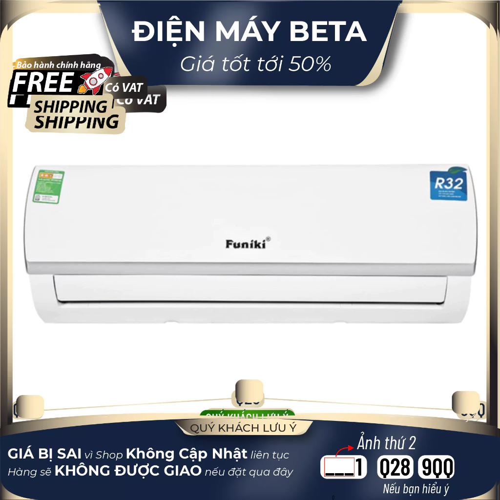 HSC09TMU / HSC12TMU / HSC18TMU /HSC24TMU - Máy Lạnh Funiki Non-Inverter