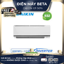Điều hòa Daikin 12000 BTU inverter 1 chiều FTKB35WAVMV Mới 100%