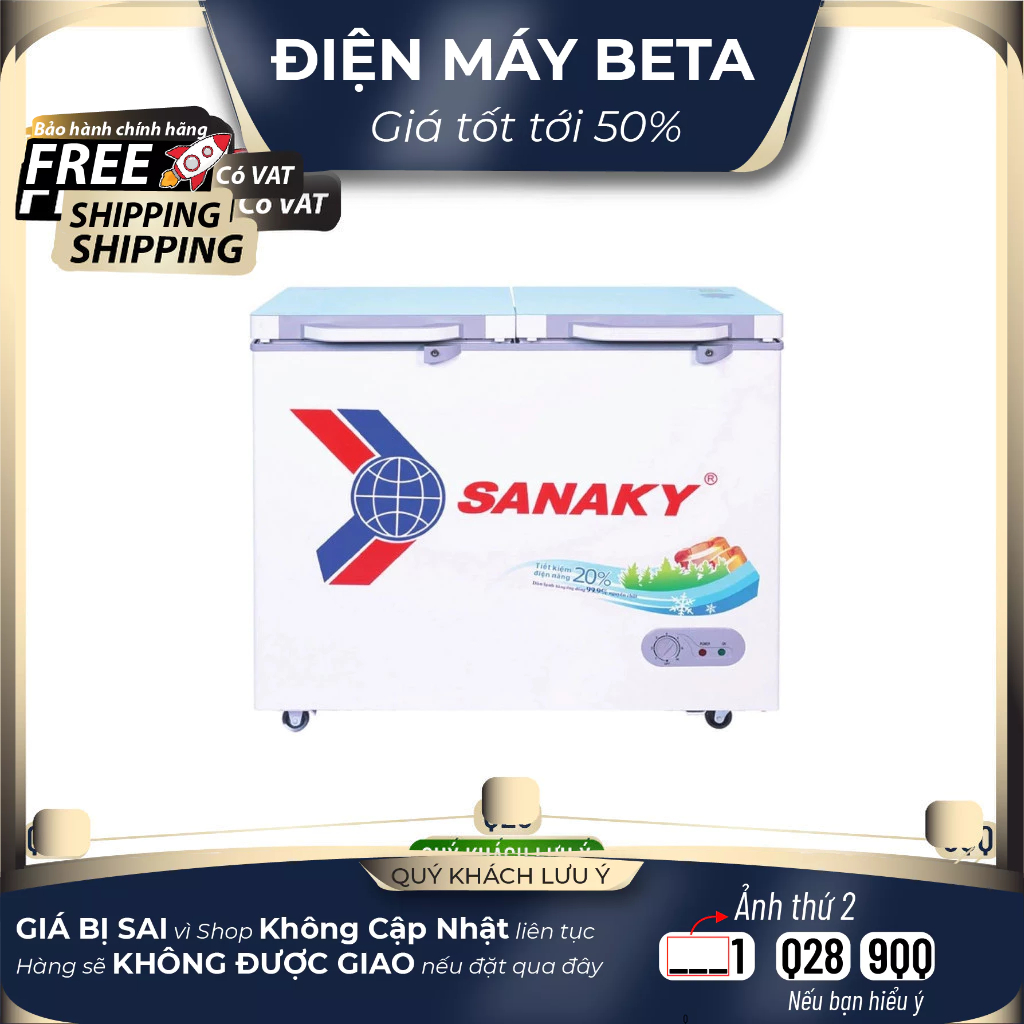 VH-5699HYK - Tủ Đông Sanaky VH-5699HYK Inverter - Bảo Hành Chính Hãng
