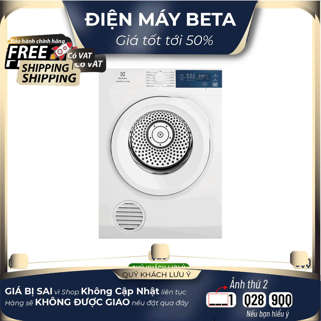EDV754H3WB / EDV804H3WC / EDV904H3WC - Máy Sấy Thông Hơi Electrolux