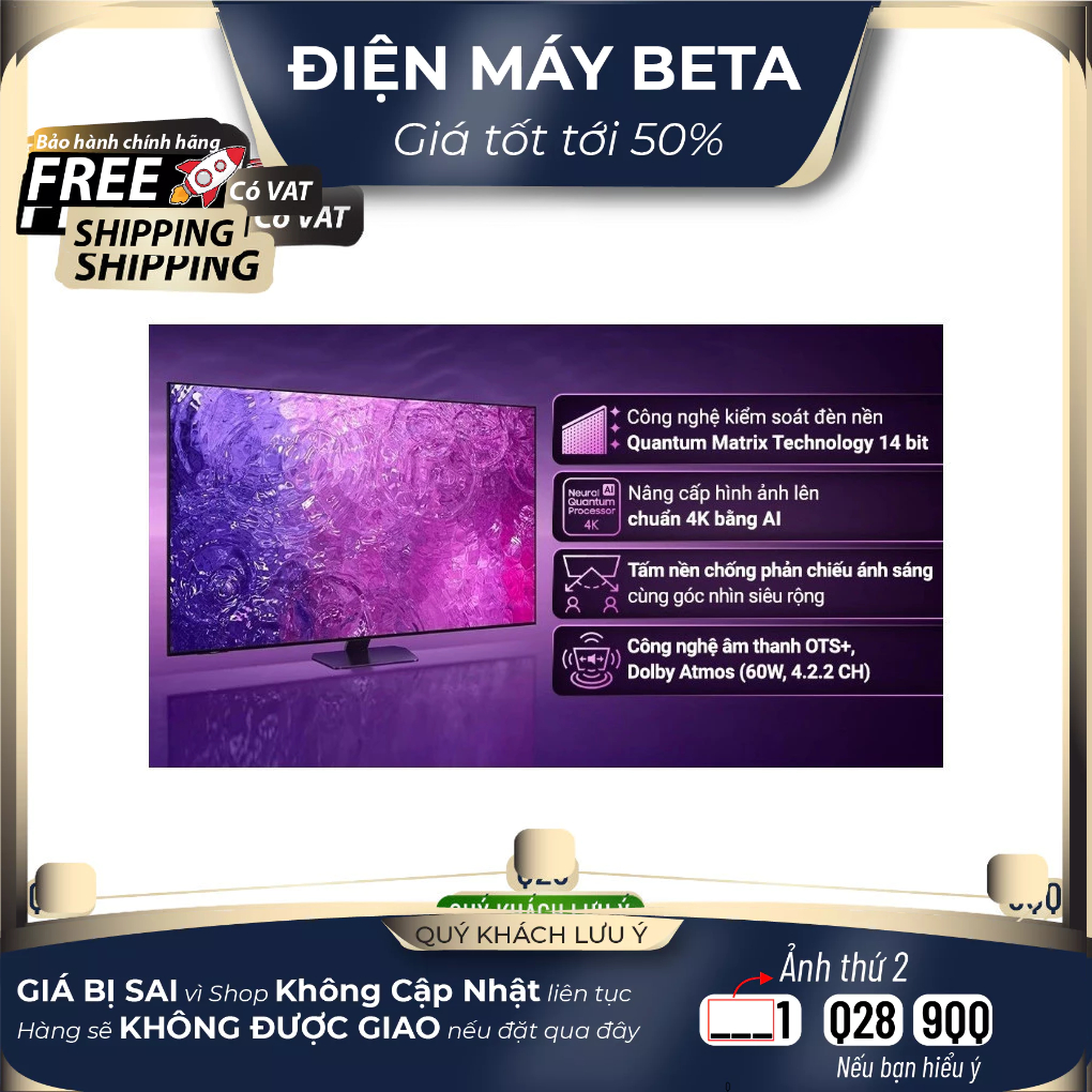 Samsung Smart Tivi Neo QLED QA50QN90C 50 inch