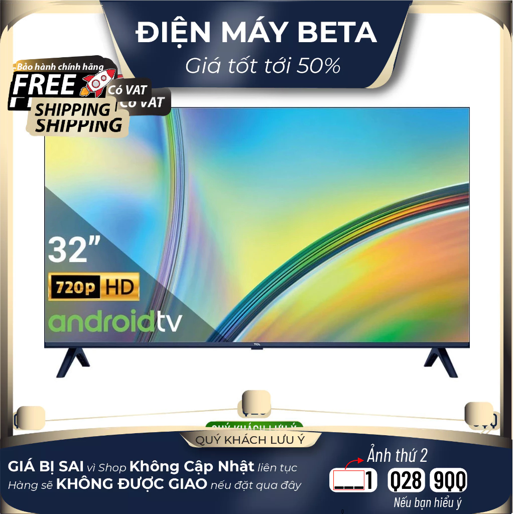 32S5400A Android Tivi TCL HD 32 inch 32S5400A - Bảo hành chính hãng