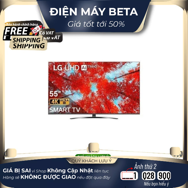 Smart UHD Tivi LG 55 inch 4K 55UQ9100PSD - Model 2022
