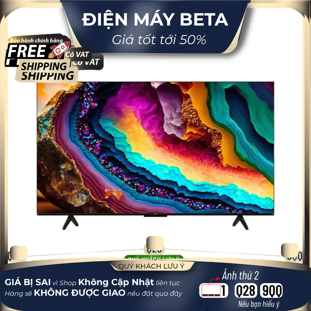 Google Tivi TCL 4K 65 Inch 65P755 PRO - Hàng chính hãng