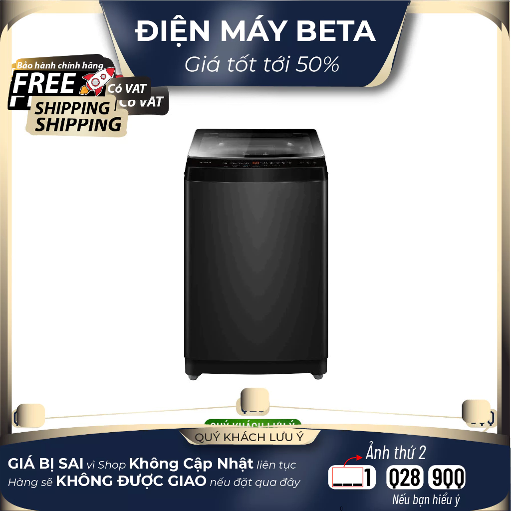 AWM9-B316K(B) Aqua Inverter 9 kg AWM9-B316K(B) - Bảo hành 2 năm