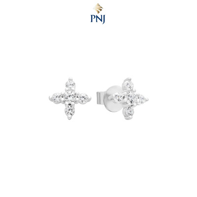 Bông tai Bạc đính đá PNJSilver XMXMW060380