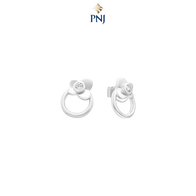Bông tai Bạc đính đá PNJSilver hình bướm XM00W060082